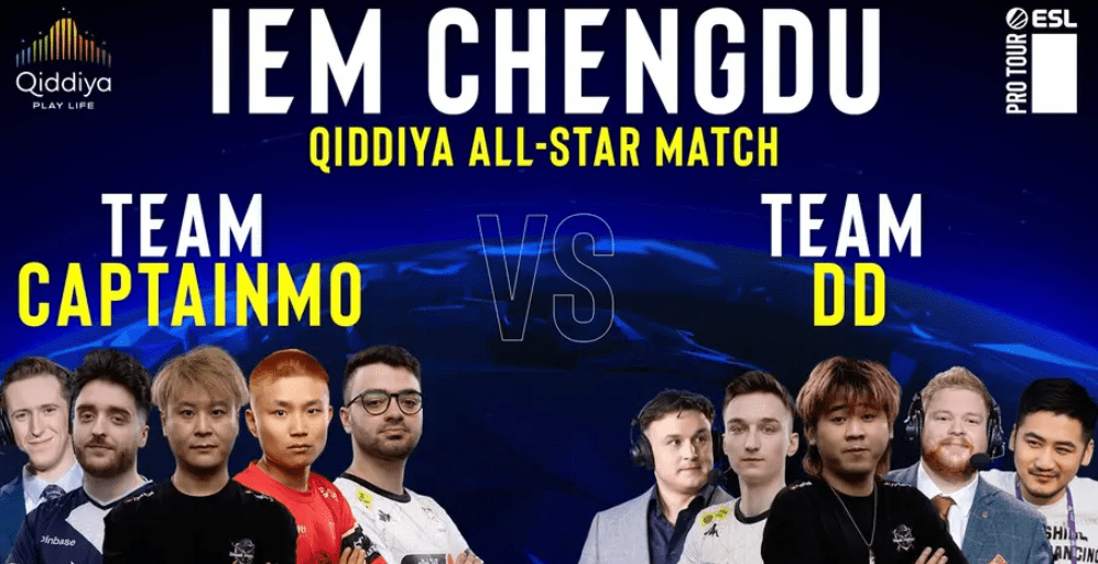 Antes de la final en el IEM Chengdu 2024 habrá un show match entre el Team CaptainMo y el Team DD