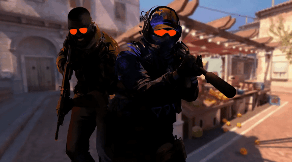 Counter-Strike gameplay scene