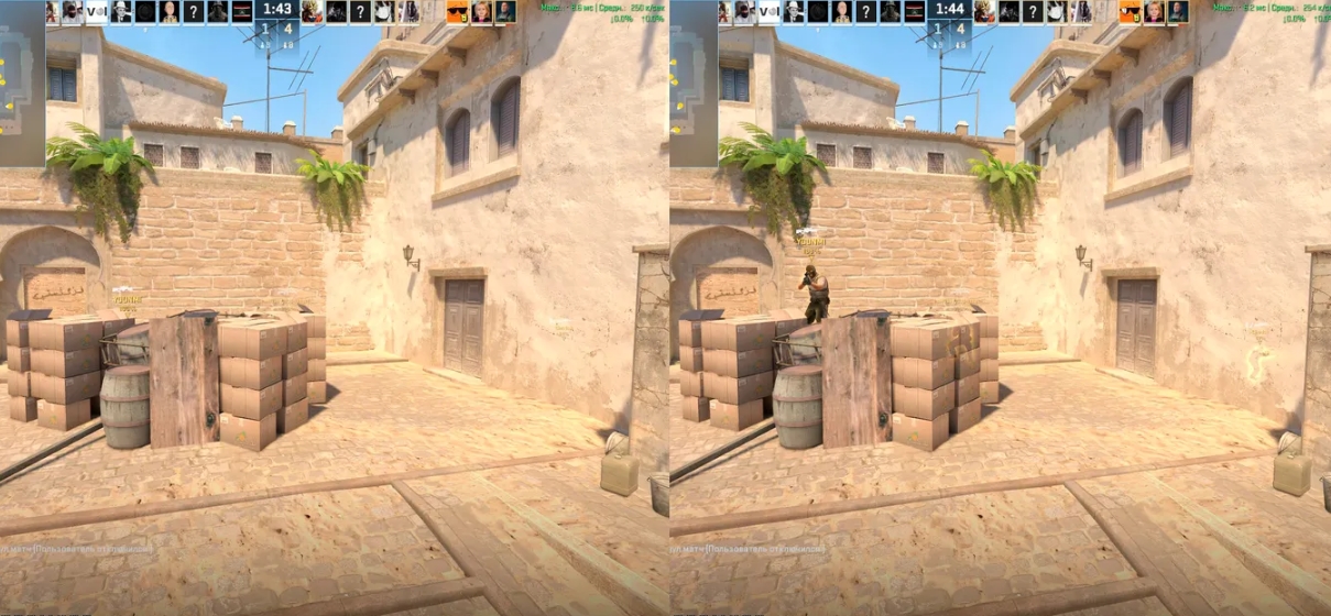 Cache-vinkelsammenligning efter CS2-opdateringen den 19. maj 2026 — Valve rettede synlighed og map-geometri-problemer