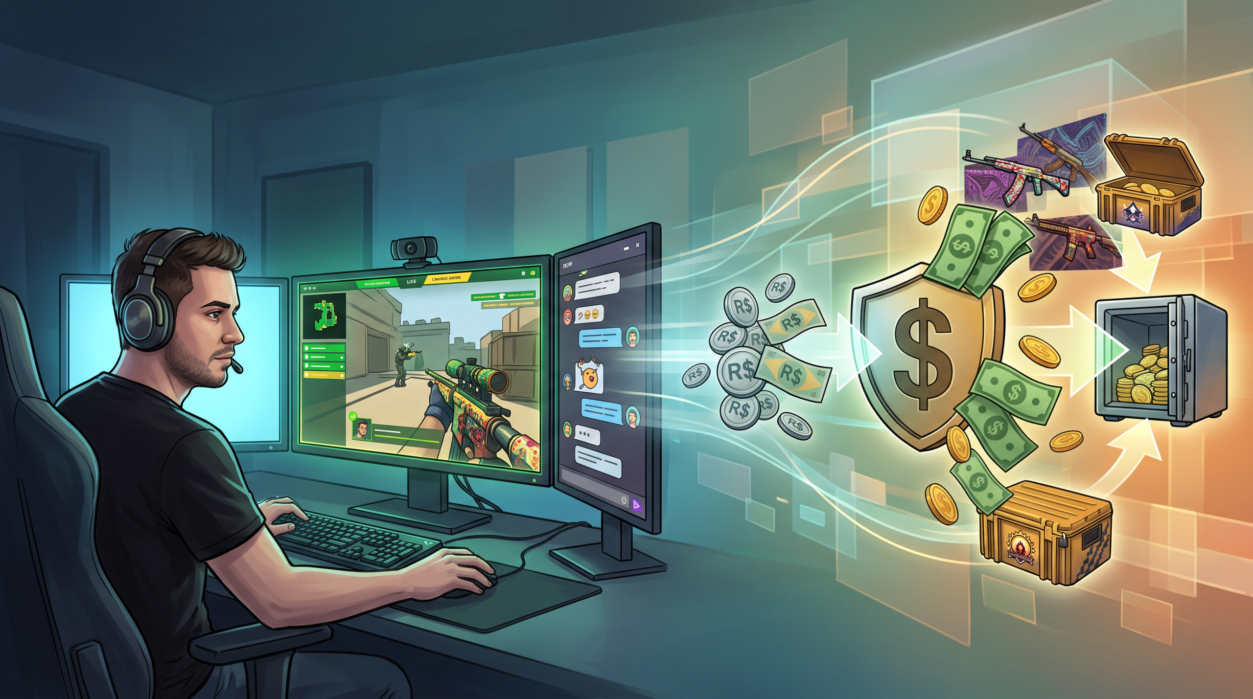 Steel analyzes earnings on Twitch