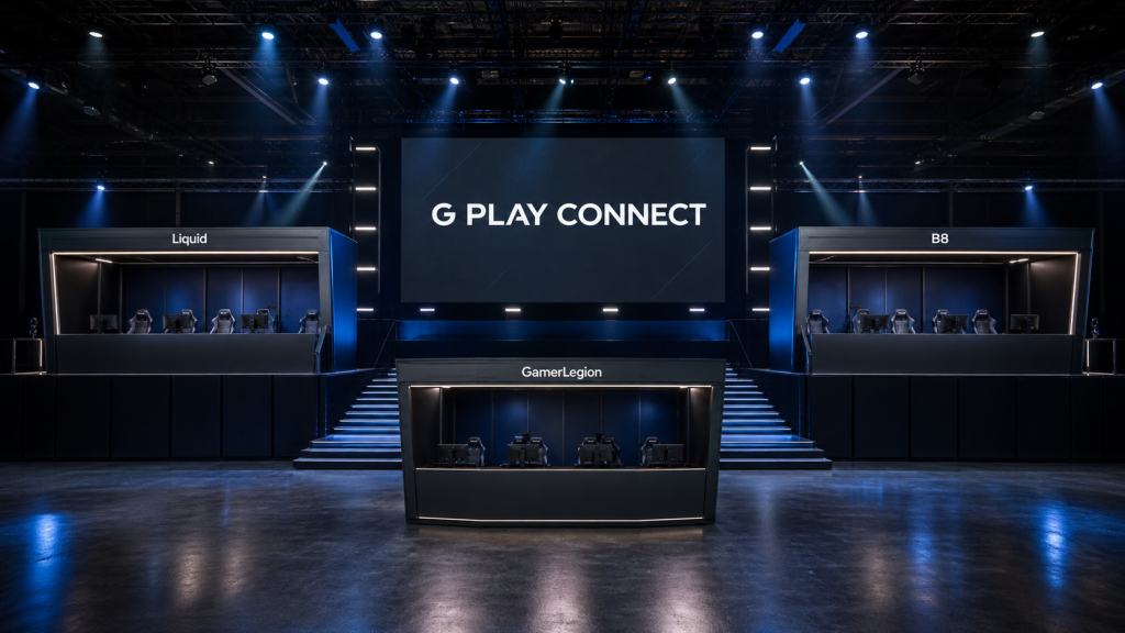 Logitech G Play Connect team booths
