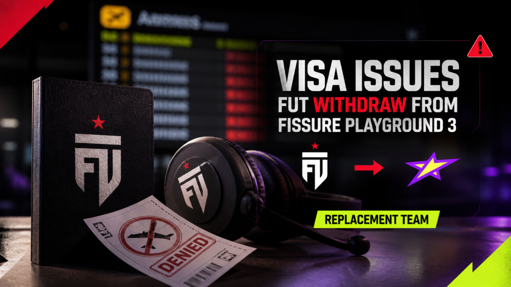 FUT withdraw from FISSURE Playground 3 over visa issues