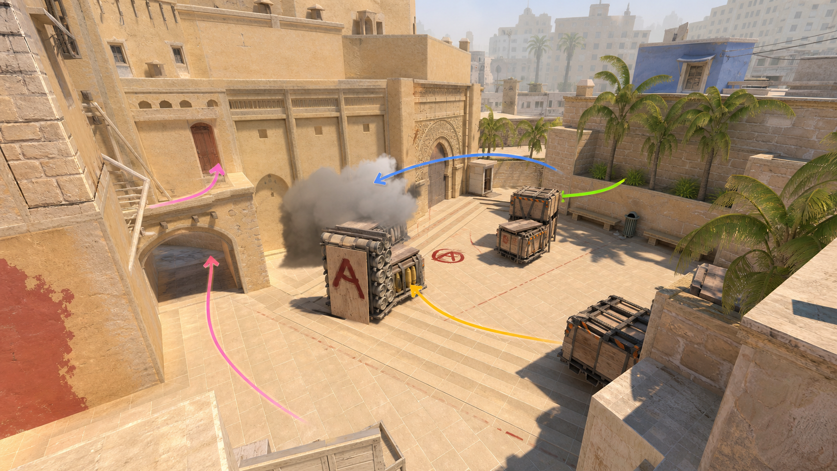 CS2 Mirage Guide: Callouts, Smokes and Round Strategy