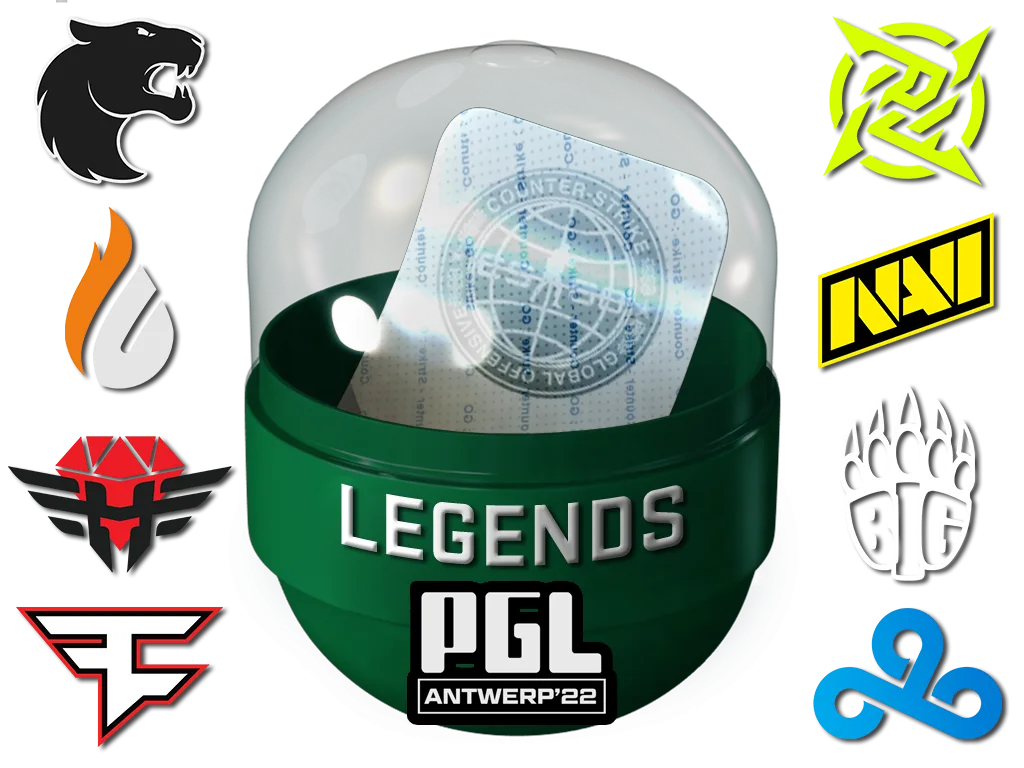Antwerp 2022 Legends Sticker Capsule