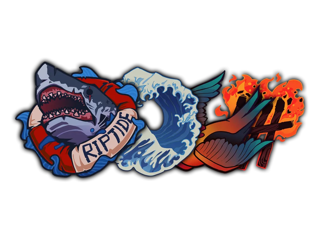 Operation Riptide Sticker Collection