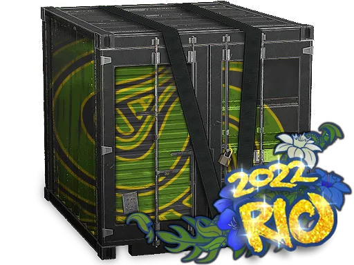 Rio 2022 Storage Unit with Glitter Stickers