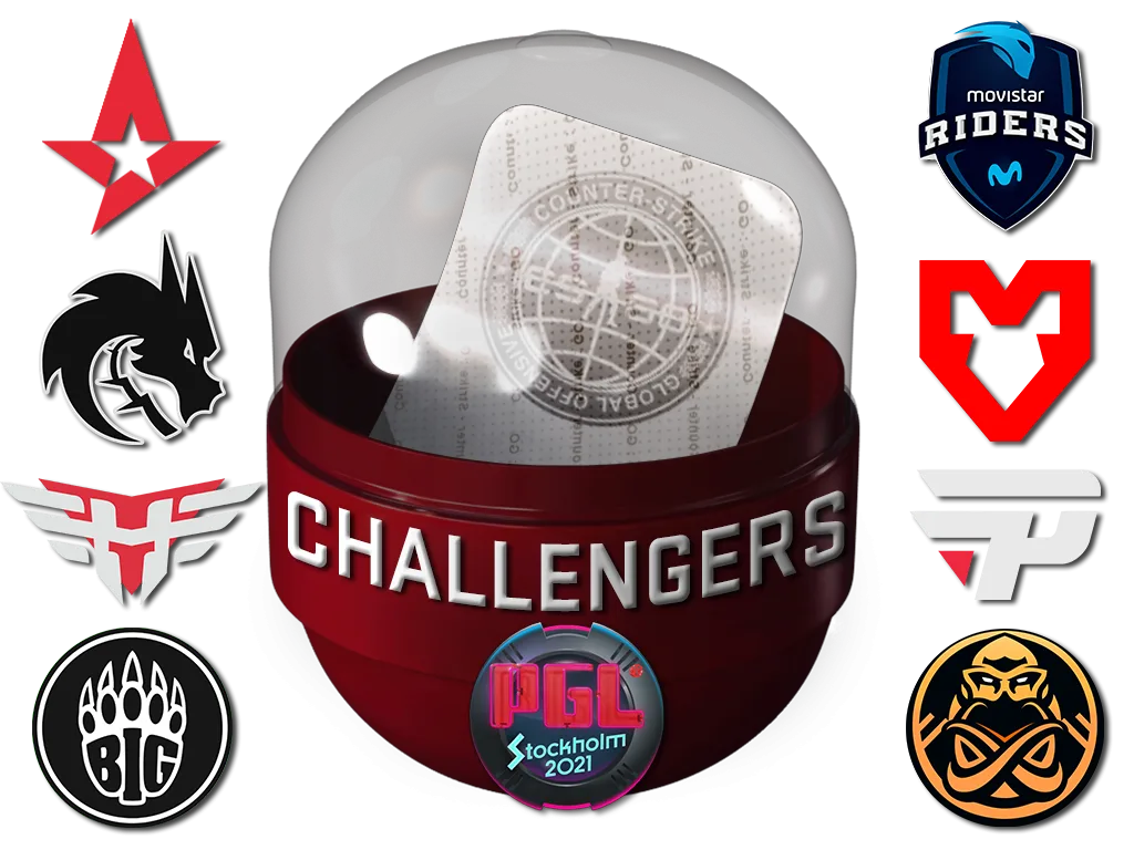 Stockholm 2021 Challengers Sticker Capsule
