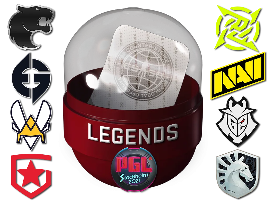 Stockholm 2021 Legends Sticker Capsule