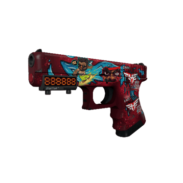 StatTrak™ Glock-18 | Water Elemental (Minimal Wear)